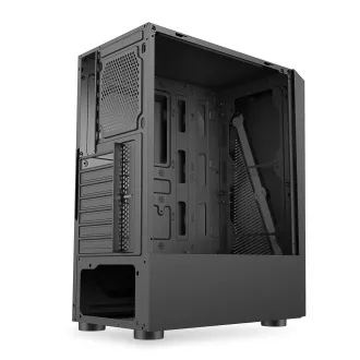 1stCOOL skříň SHARK 2, middle tower, AU, USB 3.0, bez zdroje, RGB fan, průhledná bočnice, černá 1stCOOL skříň SHARK 2, middle tower, AU, USB 3.0, bez zdroje, RGB fan, průhledná bočnice, černá