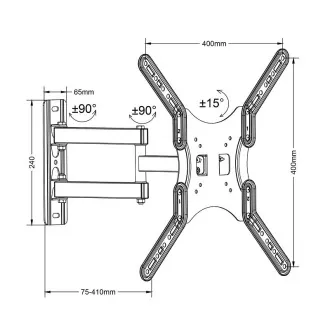 Otočný držák televize Fiber Mounts M7C59 Otočný držák televize Fiber Mounts M7C59