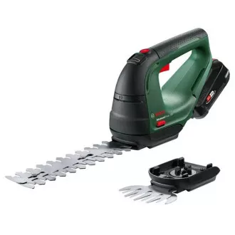 BOSCH AdvancedShear 18V-10, souprava akumulátorových nůžek na keře a na trávu, 18 V, délka 20 cm BOSCH AdvancedShear 18V-10, souprava akumulátorových nůžek na keře a na trávu, 18 V, délka 20 cm