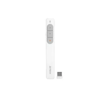 A4tech 2.4G bezdrátový laserový prezentér & ukazovátko, bílá A4tech 2.4G bezdrátový laserový prezentér & ukazovátko, bílá