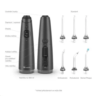 TrueLife AquaFloss Compact C300 Black - ústní sprcha TrueLife AquaFloss Compact C300 Black - ústní sprcha