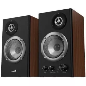 GENIUS repro SP-HF1200B, 2.0, 36W, dřevěné, černá-hnědá