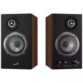 GENIUS repro SP-HF1200B, 2.0, 36W, dřevěné, černá-hnědá
