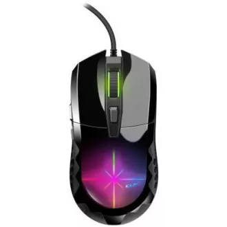 GENIUS myš GX GAMING Scorpion M715, drátová, 3D RGB podsvícení, 800-7200 dpi, USB, 6tlačítek, černá