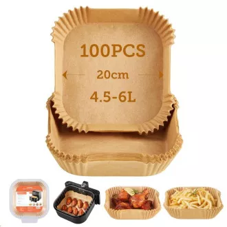 Cosori Papírové formy pro horkovzdušné fritézy 100ks (20cm - 4.5-6L) Cosori Papírové formy pro horkovzdušné fritézy 100ks (20cm - 4.5-6L)