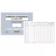 Tiskopis Daňová evidence pro plátce DPH A4 na šířku 19 listů BALOUŠEK