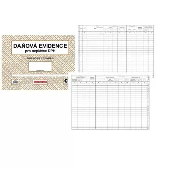Tiskopis Daňová evidence pro neplátce DPH BALOUŠEK