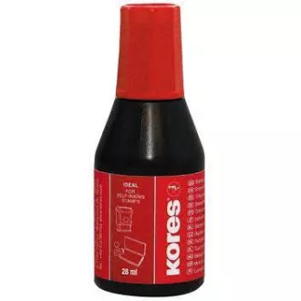 Barva razítková Kores červená 28ml Barva razítková Kores červená 28ml