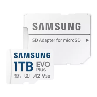 Samsung micro SDXC karta 1 TB EVO Plus + SD adaptér Samsung micro SDXC karta 1 TB EVO Plus + SD adaptér