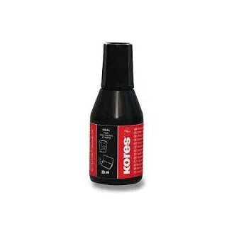 Barva razítková Kores černá 28ml Barva razítková Kores černá 28ml