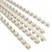 Kroužková vazba 10mm bílá 41-55listů 100ks