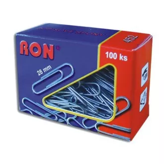 Dopisní spony 28mm 452 100ks Ron Dopisní spony 28mm 452 100ks Ron