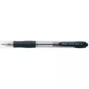 Kuličkové pero Pilot super grip 0,7mm černé / náplň 2110 tělo čiré