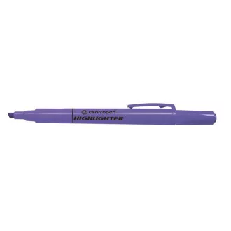 Zvýrazňovač Centropen 8722 fialový klínový hrot 1-4mm Zvýrazňovač Centropen 8722 fialový klínový hrot 1-4mm