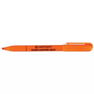 Zvýrazňovač Centropen 2822 oranžový klínový hrot 1–3mm Zvýrazňovač Centropen 2822 oranžový klínový hrot 1–3mm