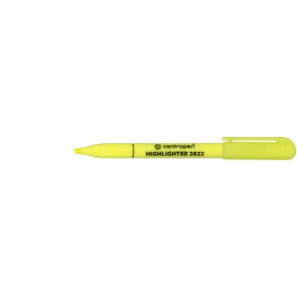 Zvýrazňovač Centropen 2822 žlutý klínový hrot 1–3mm Zvýrazňovač Centropen 2822 žlutý klínový hrot 1–3mm