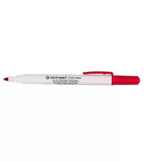 Značkovač Centropen 2709 na bílé tabule červený válcový hrot 1,8 mm Značkovač Centropen 2709 na bílé tabule červený válcový hrot 1,8 mm