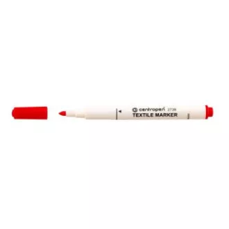 Značkovač Centropen 2739 na textil červený válcový hrot 3,5mm Značkovač Centropen 2739 na textil červený válcový hrot 3,5mm
