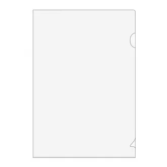 Obal A4 "L" čirý PVC 120mic 100ks