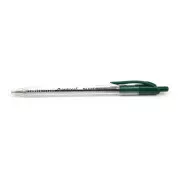 Kuličkové pero Centropen Slide ball 2225 plast 0,3mm zelené tělo čiré