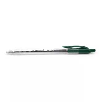 Kuličkové pero Centropen Slide ball 2225 plast 0,3mm zelené tělo čiré Kuličkové pero Centropen Slide ball 2225 plast 0,3mm zelené tělo čiré