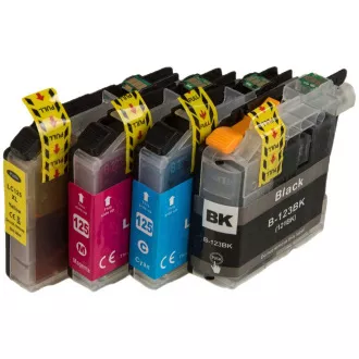 MultiPack TonerPartner Cartridge PREMIUM pro BROTHER LC-123,LC-125-XL (LC123BK, LC125XLC, LC125XLM, LC125XLY), black + color (černá + barevná)