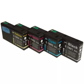 MultiPack EPSON T7891, T7892, T7893, T7894 XXL - Cartridge TonerPartner PREMIUM, black + color (černá + barevná) MultiPack EPSON T7891, T7892, T7893, T7894 XXL - Cartridge TonerPartner PREMIUM, black + color (černá + barevná)