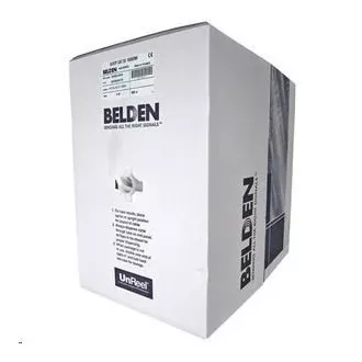 UTP kabel BELDEN 1583E, Cat5E, drát, PVC, Eca, šedý, 305m UTP kabel BELDEN 1583E, Cat5E, drát, PVC, Eca, šedý, 305m