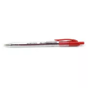 Kuličkové pero Centropen Slide ball 2225 plast 0,3mm červené tělo čiré