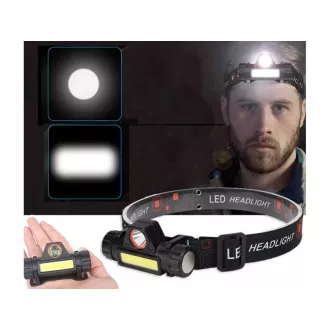 Čelovka COB 4v1 s magneziovým světlem Čelovka COB 4v1 s magneziovým světlem