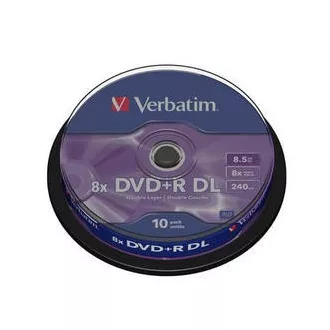 VERBATIM DVD+R(10-pack) Double layer/8x/8.5GB/spindle