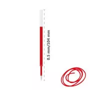Gelová náplň 205A 0,5mm červená