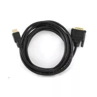 GEMBIRD Kabel HDMI - DVI 3m (M/M, DVI-D, Single Link, zlacené kontakty, stíněný) GEMBIRD Kabel HDMI - DVI 3m (M/M, DVI-D, Single Link, zlacené kontakty, stíněný)