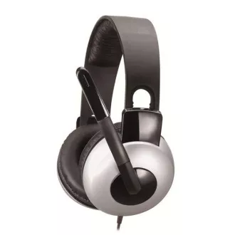 GENIUS sluchátka s mikrofonem HS-05A, svinovací kabel GENIUS sluchátka s mikrofonem HS-05A, svinovací kabel
