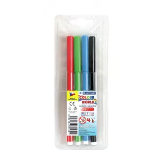 Popisovač Centropen 7550/4 4 barvy válcový hrot 1mm Popisovač Centropen 7550/4 4 barvy válcový hrot 1mm