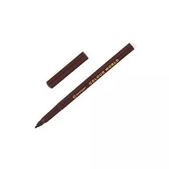 Popisovač Centropen 7550 hnědý válcový hrot 1mm Popisovač Centropen 7550 hnědý válcový hrot 1mm