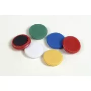 Magnety 32mm Ron 8ks mix barev kulaté