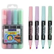 Zvýrazňovač Centropen 8542/4 Highlighter Flexi Soft pastelové 4 barvy klínový hrot 1-5mm