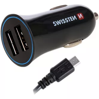 CL ADAP.24A POW.2xUSB+KAB.M.USB SWISSTEN CL ADAP.24A POW.2xUSB+KAB.M.USB SWISSTEN