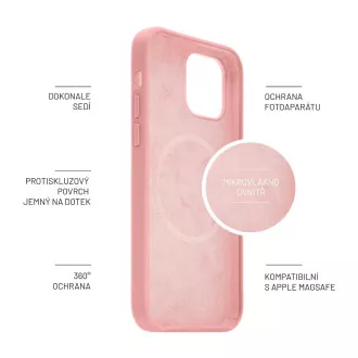 MagFlow iPhone 14 Pro, růžový FIXED MagFlow iPhone 14 Pro, růžový FIXED