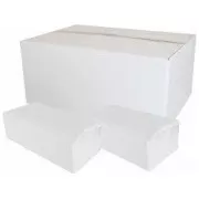 Ručníky pap. Z-Z 2vrs. bílé 100% celuloza 25x21cm 20x150ks=3000ks