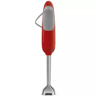 Smeg HBF11RDEU tyčový mixér, 700 W, 14850 RPM, turbo, 50\'s Style, protiskluzová rukojeť, červený Smeg HBF11RDEU tyčový mixér, 700 W, 14850 RPM, turbo, 50\'s Style, protiskluzová rukojeť, červený