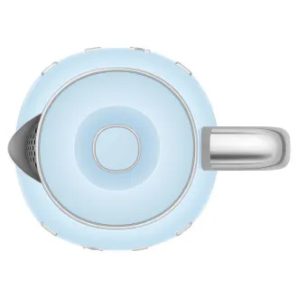 Smeg KLF05PBEU mini rychlovarná konvice, 0, 8 l / 3 šálky, 1400 W, styl 50. let, pastelově modrá Smeg KLF05PBEU mini rychlovarná konvice, 0, 8 l / 3 šálky, 1400 W, styl 50. let, pastelově modrá