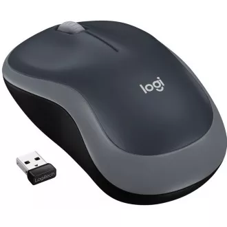 Logitech Wireless Mouse M185, USB Dongle, šedá
