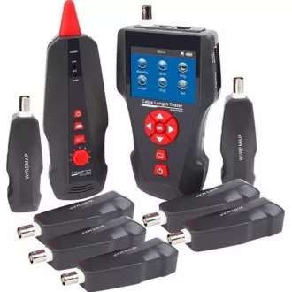 LAN Cable Tester TLCD88 s LCD, koax, Cat3/Cat5E/Cat6, UTP/STP, USB, PoE, ping, sonda, 8x protismyčka LAN Cable Tester TLCD88 s LCD, koax, Cat3/Cat5E/Cat6, UTP/STP, USB, PoE, ping, sonda, 8x protismyčka
