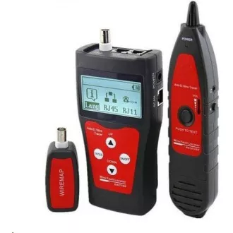 LAN Cable Tester TLCD76 s LCD, koax, Cat3/Cat5E/Cat6, UTP/STP, USB, sonda LAN Cable Tester TLCD76 s LCD, koax, Cat3/Cat5E/Cat6, UTP/STP, USB, sonda