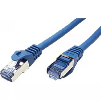XtendLan patch kabel Cat6A, SFTP, LS0H - 0, 3m, modrý (prodej po 10 ks)