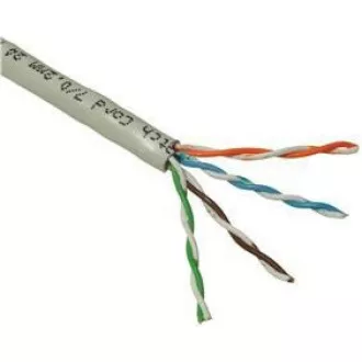Instalační kabel Solarix UTP, Cat5E, licna, PVC, box 305m SXKL-5E-UTP-PVC-GY Instalační kabel Solarix UTP, Cat5E, licna, PVC, box 305m SXKL-5E-UTP-PVC-GY