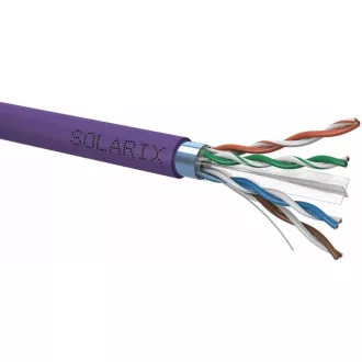 Instalační kabel Solarix FTP, Cat5E, drát, LSOH, box 305m SXKD-5E-FTP-LSOH Instalační kabel Solarix FTP, Cat5E, drát, LSOH, box 305m SXKD-5E-FTP-LSOH