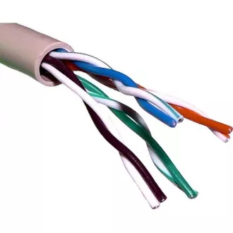 Instalační kabel Solarix FTP, Cat5E, drát, PVC, box 305m SXKD-5E-FTP-PVC Instalační kabel Solarix FTP, Cat5E, drát, PVC, box 305m SXKD-5E-FTP-PVC
